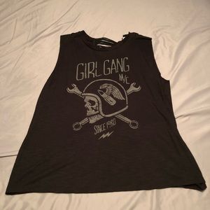 Sleeveless fringe top